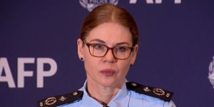 AFP Assistant Commissioner Justine Gough said Queensland Police had first spotted a horrific video online in 2014.