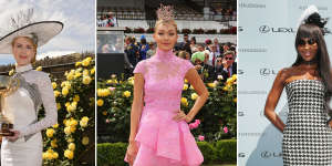 Nicole Trunfio’s favourite celebrity race-day looks (from left):Nicole Kidman,Gigi Hadid,Naomi Campbell.
