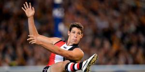 Arryn Siposs during his AFL playing days.