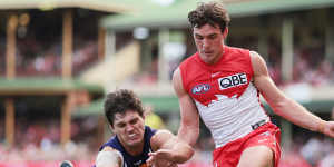 Young stars such as Errol Gulden – born and bred in Sydney – represent the future of the Swans.