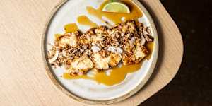 Agave grilled haloumi. 