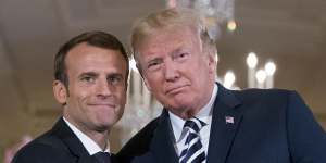 The once cosy relationship between US President Donald Trump and French President Emmanuel Macron has soured. 