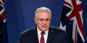 An old flame:Scott Morrison pushes his plans for gas