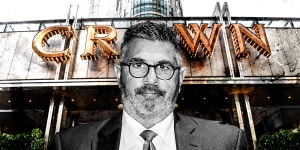 Andrew Demetriou had a rough couple of days giving evidence at the NSW Inquiry into Crown Resorts.
