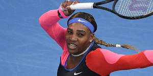 Serena Williams as she will be remembered.