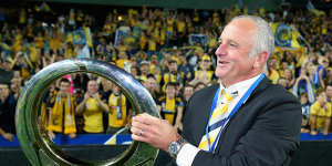 Graham Arnold won the 2013 A-League grand final with the Central Coast Mariners,before moving on to Sydney FC and,later,the Socceroos.