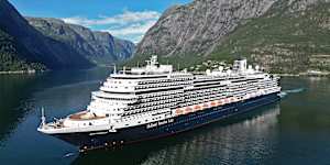 In the fjords on the MS Rotterdam.