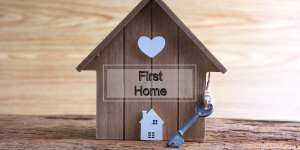The number of properties sold to first home buyers is rising.