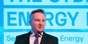 Chris Bowen has signalled the government is moving to make clear its legislated target would set the floor for the government’s climate ambition.