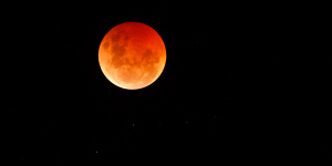 A lunar eclipse can drastically alter the colour of the moon,unlike a blue moon.