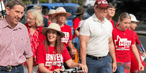 The 2025 Labour Day march in Brisbane gif