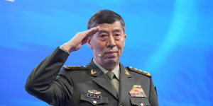 Chinese Defence Minister Li Shangfu. 