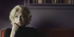 Ana de Armas as Marilyn Monroe in Andrew Dominik’s film Blonde.