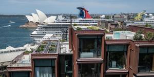 The redeveloped Sirius building at the Rocks.