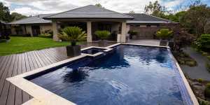 Homes with pools,like this one in North Warrandyte,have become popular with buyers.