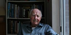 Frank McGovern,last survivor of HMAS Perth taken at his home aged 92.