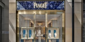 The new Piaget store at 84 King Street,Sydney