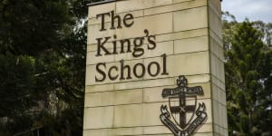 The Kings School is one of three to charge fees of more than $40,000 in 2022