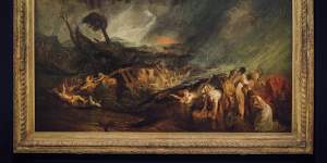 Turner’s The Deluge,on show at ACMI.