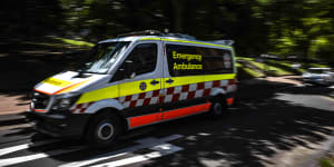 NSW Ambulance went to the scene.