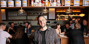 Fred’s Providore owner Nathan Creary.