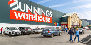 Sales at hardware chain Bunnings have continued to improve.