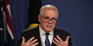Scott Morrison defended his actions at a press conference in Sydney on Wednesday.