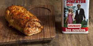 Frank Camorra's lamb and paprika sausage rolls.
