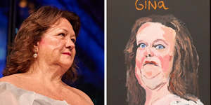 Rinehart’s battle with gallery over a portrait she doesn’t want anyone to see