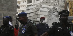 Fears for 100 people missing in collapsed Nigerian high-rise