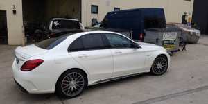 It is alleged Mr Steyn received a white Mercedes-Benz as a kickback. 