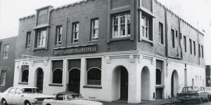 The Curtin Hotel,pictured in 1973,commemorates a prime minister who had a problem with compulsive drinking.