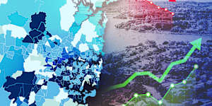 Sydney’s population is experiencing uneven growth and decline.