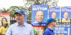 Home Affairs Minister Peter Dutton has polled strongly.