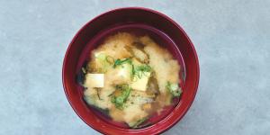 Wholesome and tasty miso soup.