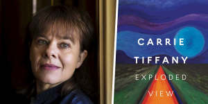 Author Carrie Tiffany and her novel Exploded View.