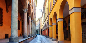 Bologna long predates cars and much of it is ill-suited to them.