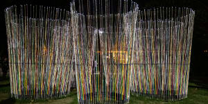 Bruce Munro's new Tropical Light exhibition in Darwin