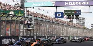 Fans and brands during the 2023 Formula 1 Australian Grand Prix. 