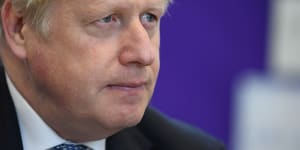 Questions about a Russia-linked donor:Britain’s Prime Minister Boris Johnson.