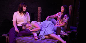 The cast of The Swell creates a cohesive work across time on a minimalist set.