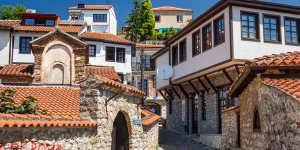 Enjoy moments of content in the old city of Ohrid,Macedonia.