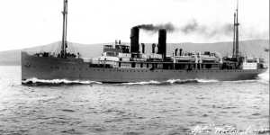 The coastal freighter SS Wollongbar.