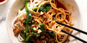 Slurp to it:Sichuan dan dan noodles.