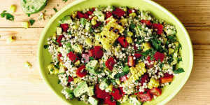 Nourishing buckwheat bulks up this colourful protein-packed salad.