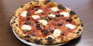 The go-to dish:Diavola pizza.