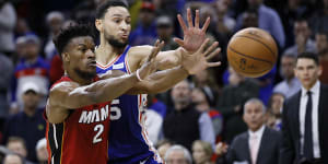 Heat hold on to end 76ers'NBA home streak