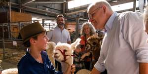 Prime Minister Scott Morrison attends the Sydney Royal Easter Show over the weekend.