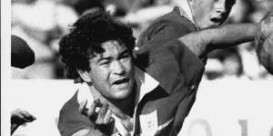 Eddie Jones in action in 1989.