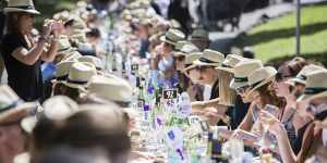 The World’s Longest Lunch at the Melbourne Food&Wine Festival.